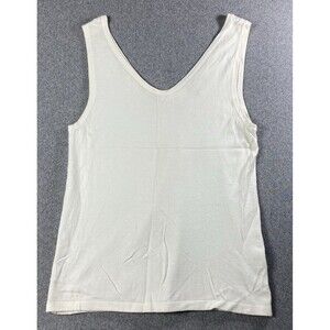 lamberto losani Italy Women  Knit Tank Top Size I 42 Ivory
